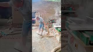 wood assembly process for making chairs #shorts