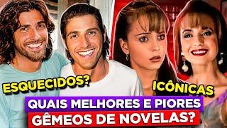 ANALISANDO E DANDO NOTA PARA GÊMEOS ICÔNICOS DE NOVELAS | Diva Depressão