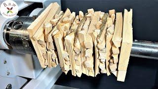 Woodturning : A Pile of Logs 