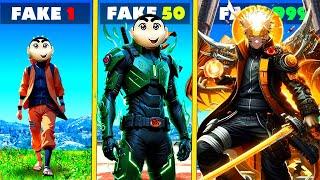 Franklin& ShinChanControlling Naruto Anime Part-1 Level Suit UpgradeIn GTA 5 Telugu