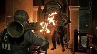 Resident Evil 2 But ALL Enemies Are BOSSES vs INFINITE ROCKET LAUNCHER!