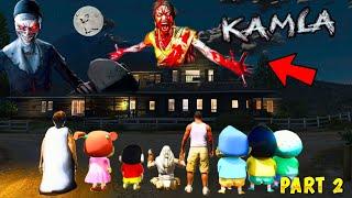 Shinchan and Shinchan Friends Escaping From Kamla Indian Ghost in GTA 5 !