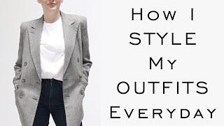 How I Style my Outfits Everyday : Minimalist Wardrobe : Sustainable Fashion : Emily Wheatley