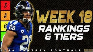 Week 18 Running Back Rankings - 2024 Fantasy Football