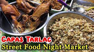 FILIPINO STREET FOOD TOUR at CAPAS TARLAC This 2022 | Street Food Night Market in the Philippines