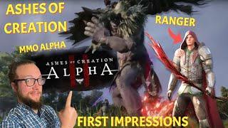 LIVE - MMO ALPHA! - Ranger in Ashes of Creation Alpha II