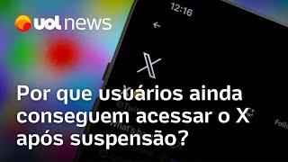 Twitter suspenso: Entenda por que usuários ainda conseguem acessar o X após ordem de bloqueio