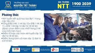 PHƯƠNG THỨC TUYỂN SINH 2024 - TRƯỜNG ĐẠI HỌC NGUYỄN TẤT THÀNH (NTTU)