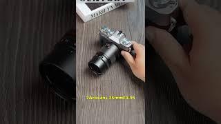 25mm focal length, 0.95 large aperture, for landscape photography