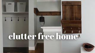 The 4 Zones to a CLUTTER FREE Home