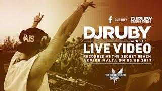 DJ Ruby Live Video Set @ The Secret Beach, Armier Malta, 03-08-19