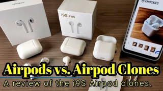 Airpods vs. Airpod Clones (i9S) - Can they compete at 1/4 of the cost?