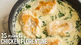 Easy Chicken Florentine (20 minute meal!) | The Recipe Rebel