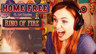 Vocal Coach Reacts to HOME FREE - 'RING OF FIRE' ft Avi of PENTATONIX | Voice Analysis