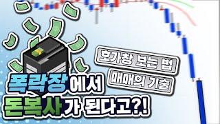 비트코인 폭락장 돈복사! 매매의 숨겨진 기술 - 호가창 보기