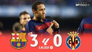 Barcelona 3 x 0 Villareal (Neymar's Show) ● La Liga 15/16 Extended Goals & Highlights ᴴᴰ