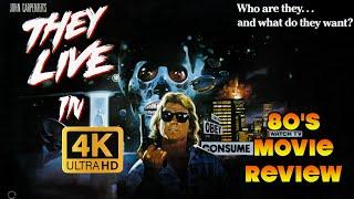 80's Movie Review: John Carpenter's They Live in 4K starring Roddy Piper & Keith David (1988)