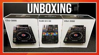 CDJ 3000 UNBOXING AND DJM S11 UNBOXING!