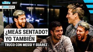 LEO MESSI Y LUIS SUÁREZ | ENTREVISTA Y TRUCO | #PorLaCamiseta 2017