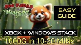 Red Panda is Hungry - 1000G in 10 Minutes! (EASY Windows/Xbox Achievement Guide)