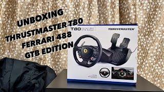 Thrustmaster T80 Ferrari 488 GTB Edition | Unboxing | Steering Wheel & Pedals | PS4, PS5 & PC