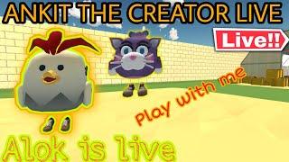 Ankit The Creator Live|| Ankit The Creator's Brother Live Playing With Subscribers