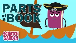 The Parts of a Book Song | English Songs | Scratch Garden