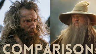 "Always follow your nose"― Gandalf/Istar | Comparison: The Lord of the Rings & The Rings of Power |