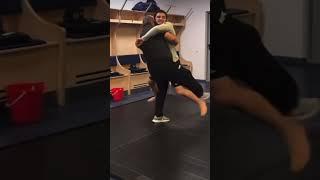 Rare Footage Khabib's father Abdulmanap Nurmagomedov take down Islam Makhachev. #shorts