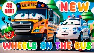 Wheels On The Bus + 45 Minutes of Non-Stop Nursery Rhymes Live!  Sing Along Fun for Kids!