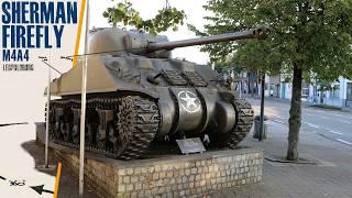 M4A4 Sherman Firefly Tank - Leopoldsburg monument - Walkaround.