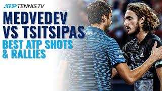 Daniil Medvedev vs Stefanos Tsitsipas: Best ATP Shots & Rallies!