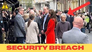 Man breaks royal security barrier and gets within 2 inches of Kate Middleton! #princessofwales