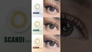 Real Review of the most natural color contacts "SCANDI"3