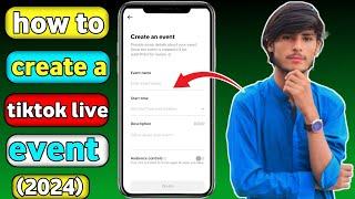 create an event tiktok || how to register live event on tiktok