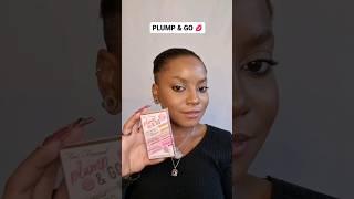 TRYING THE NEW PLUMP AND GO SET FROM TOO FACED #blackcontentcreator #makeup #lipinjection