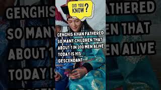 Unearthed Chronicles | Did You Know? - Genghis Kahn...  #didyouknow #shorts  #ancienthistory