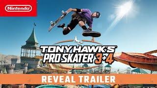 Tony Hawk's Pro Skater 3 + 4 – Reveal Trailer (Nintendo Switch)