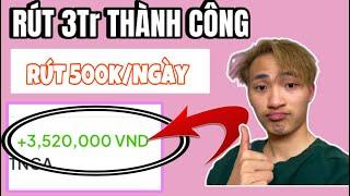 Cách Rút 3Triệu500k Với App Kiếm Tiền Online 2025, Kiếm Tiền Trên Điện Thoại