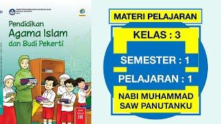 Pendidikan Agama Islam Kelas 3 SD Pelajaran 1 Nabi Muhammad SAW Panutanku Pertemuan 1