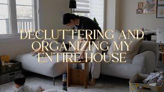 Decluttering & Organizing My ENTIRE House | VLOG