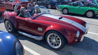 Shelby Cobra Replica Start Up Sound at Cars & Coffee