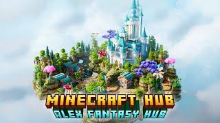 Discover the Ultimate Fantasy Minecraft Hub with a Stunning Castle!