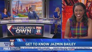 Wayne, Kristi & Stefani give Fox 8's newest family member Jazmin Bailey a lively welcome