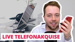 Telefonakquise: Live Telefonat Personalberater Headhunter