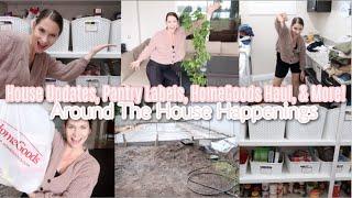 House Updates, Pantry Organization, HomeGoods Haul, Laundry & Life! Around The House Happenings!