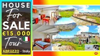 Buy Your Home in Italy: €15K 4-Bedroom House with Garden, Panoramic Terrace & Garage in the Hills