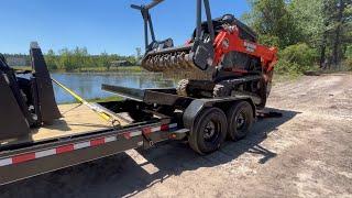 Buying a NEW tilt-deck trailer for the 2024 Kubota SVL 75-3 Forestry Mulching setup