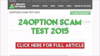 24option Scam Test