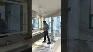 Master bathroom of an 800 yards luxury floor in South Delhi | 4 BHK in Anand Lok | Ready to Move